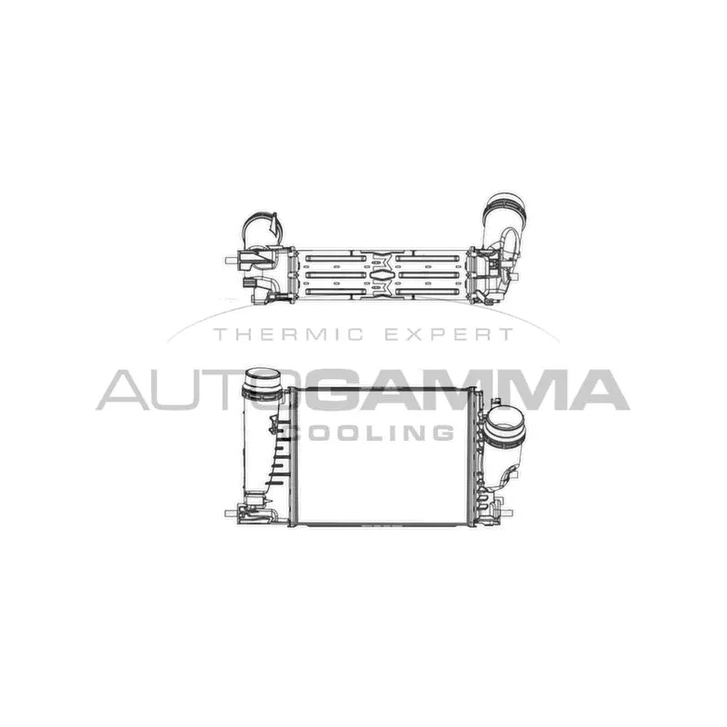 Intercooler, échangeur AUTOGAMMA 107666