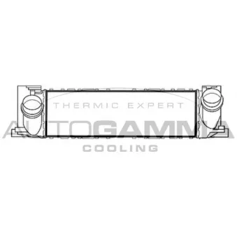 Intercooler, échangeur AUTOGAMMA 107670