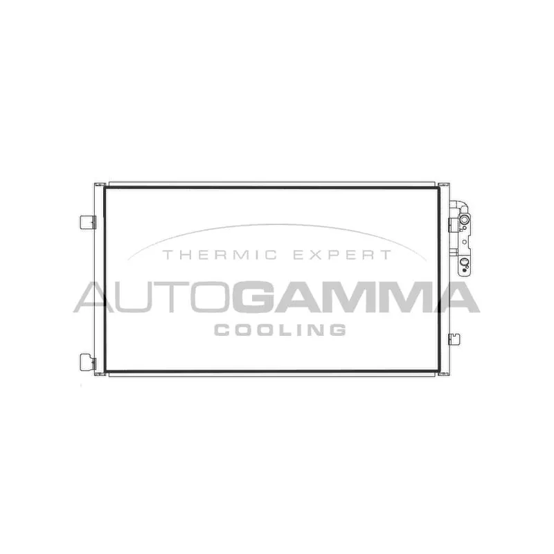 Condenseur, climatisation AUTOGAMMA 107676