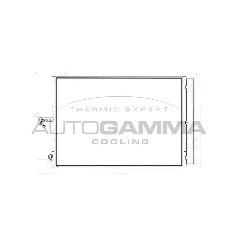 Condenseur, climatisation AUTOGAMMA 107677
