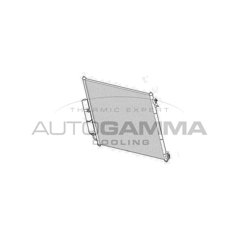 Condenseur, climatisation AUTOGAMMA 107682