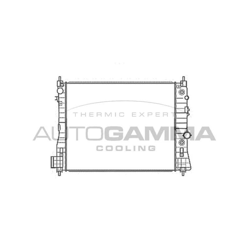 Radiateur, refroidissement du moteur AUTOGAMMA 107683