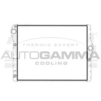 Radiateur, refroidissement du moteur AUTOGAMMA 107699