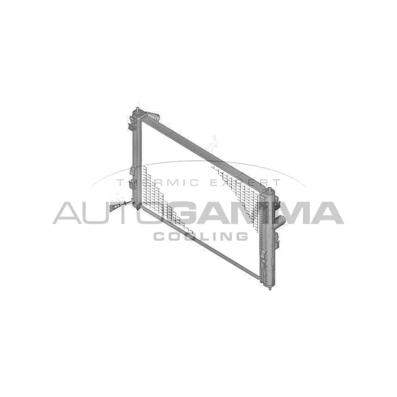 Radiateur, refroidissement du moteur AUTOGAMMA 107711