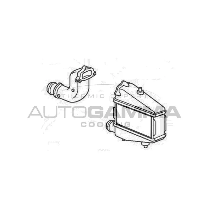 Intercooler, échangeur AUTOGAMMA 107714