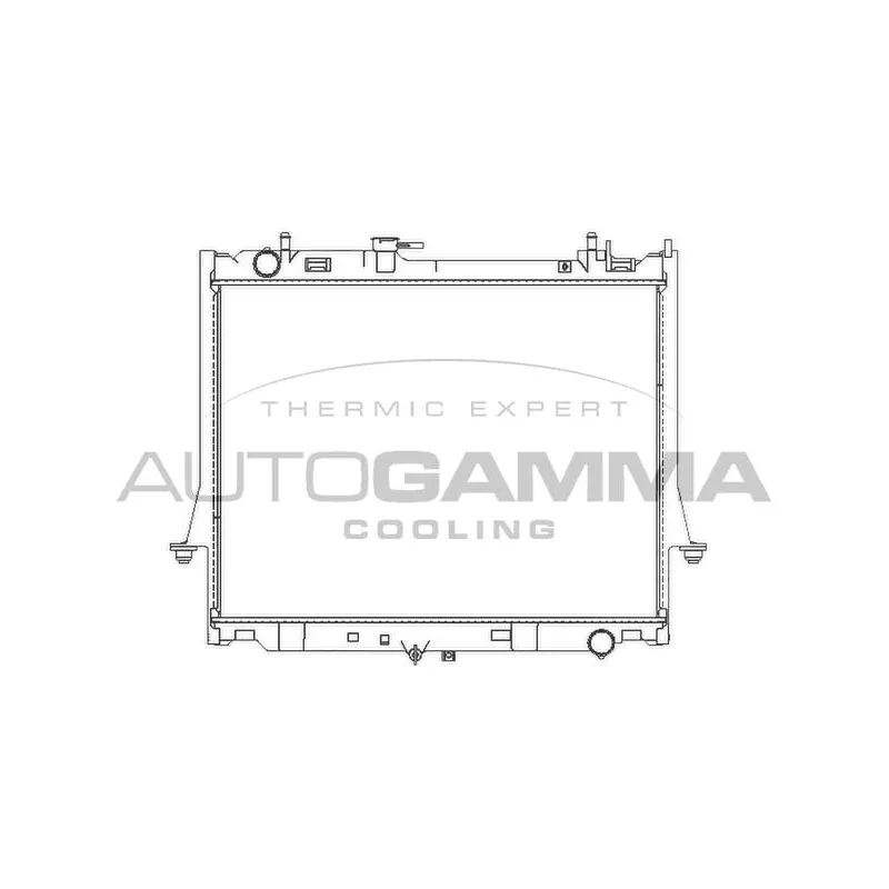 Radiateur, refroidissement du moteur AUTOGAMMA 107716