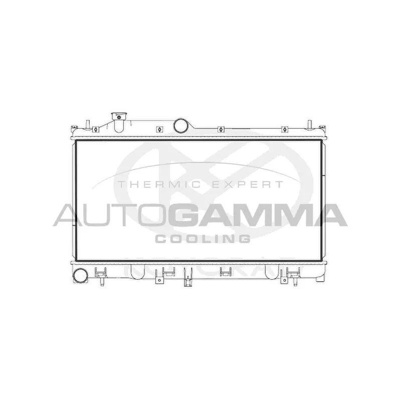 Radiateur, refroidissement du moteur AUTOGAMMA 107720