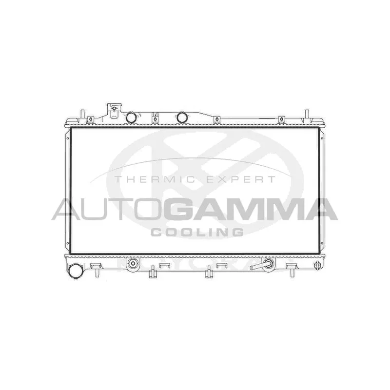 Radiateur, refroidissement du moteur AUTOGAMMA 107722