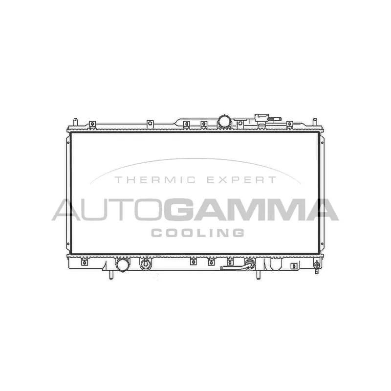 Radiateur, refroidissement du moteur AUTOGAMMA 107724