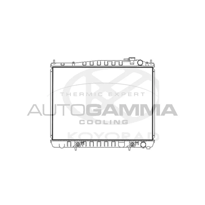 Radiateur, refroidissement du moteur AUTOGAMMA 107726