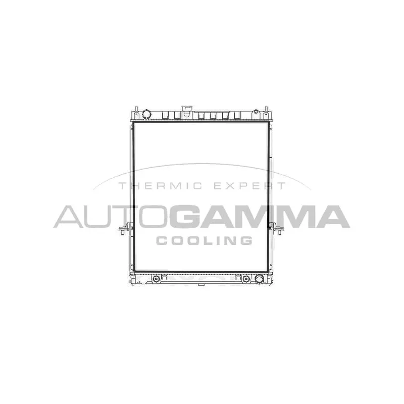 Radiateur, refroidissement du moteur AUTOGAMMA 107729