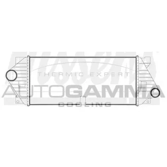 Intercooler, échangeur AUTOGAMMA 107738
