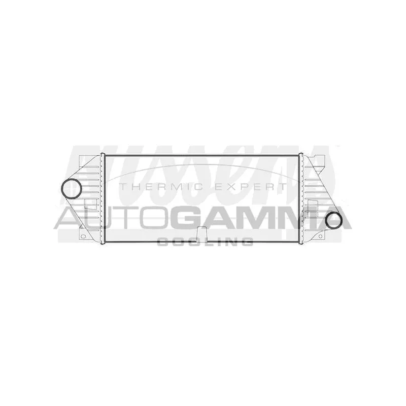 Intercooler, échangeur AUTOGAMMA 107738