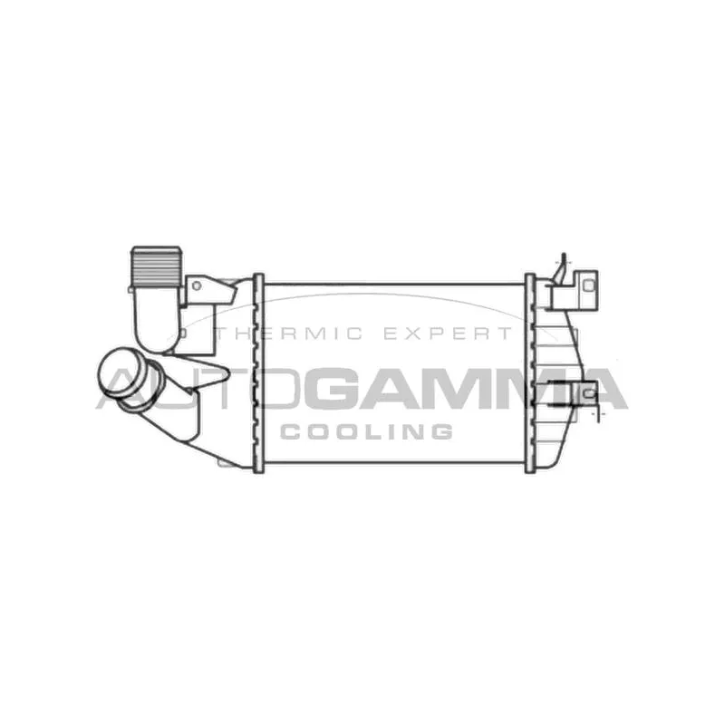 Intercooler, échangeur AUTOGAMMA 107742