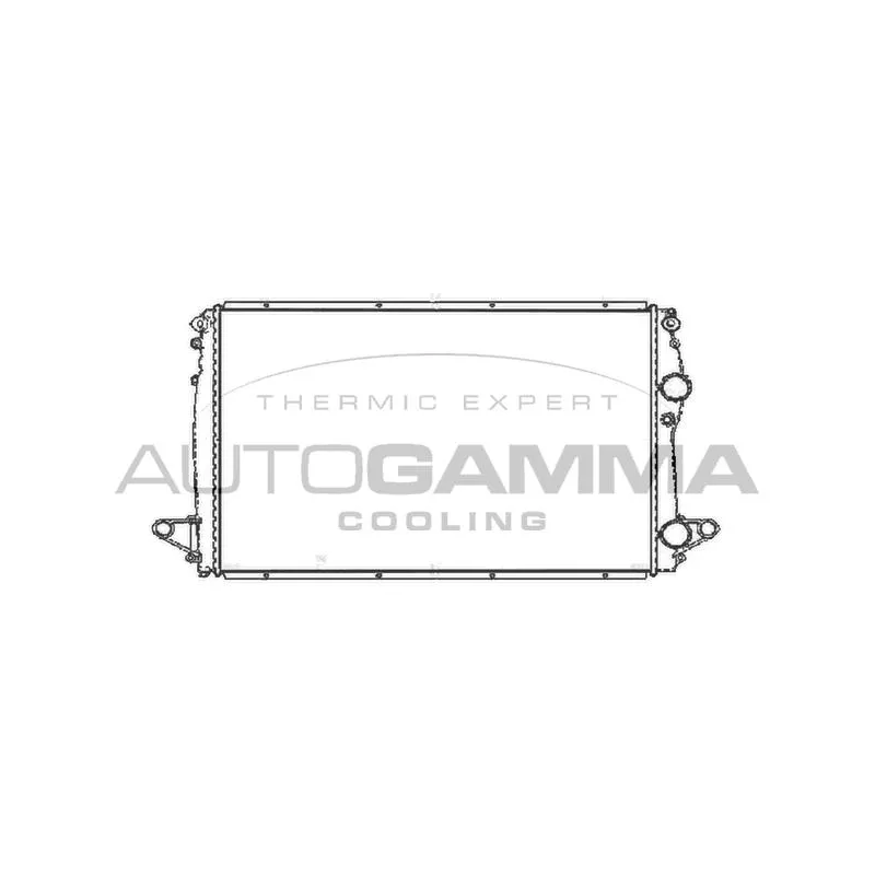 Radiateur, refroidissement du moteur AUTOGAMMA 107759