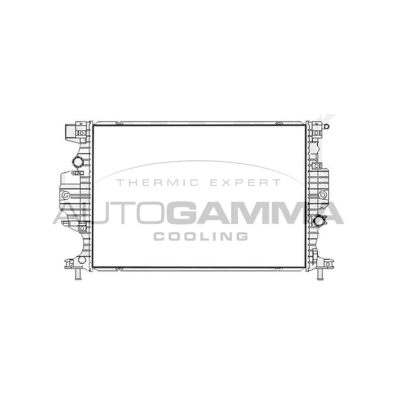 Radiateur, refroidissement du moteur AUTOGAMMA 107765