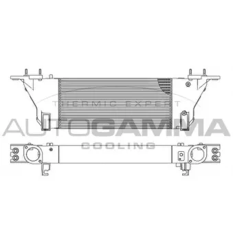Intercooler, échangeur AUTOGAMMA 107771