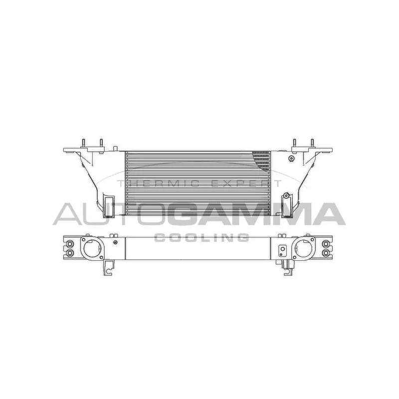 Intercooler, échangeur AUTOGAMMA 107771