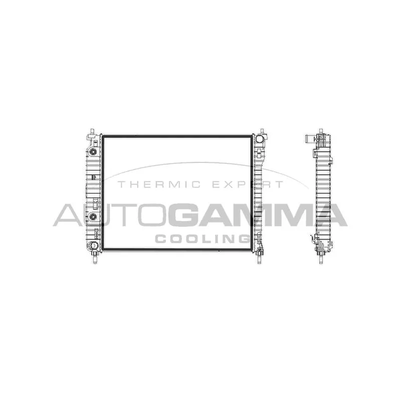 Radiateur, refroidissement du moteur AUTOGAMMA 107779