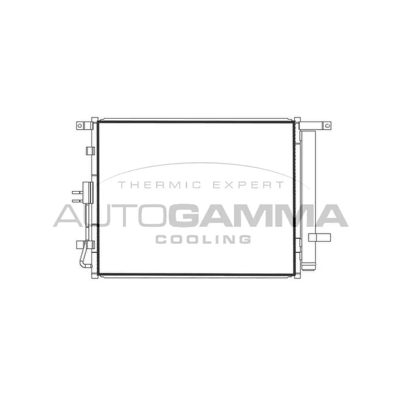 Condenseur, climatisation AUTOGAMMA 107783