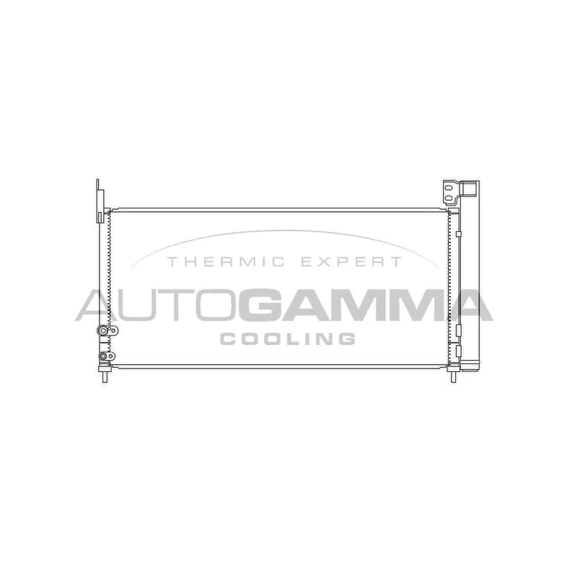 Condenseur, climatisation AUTOGAMMA 107784