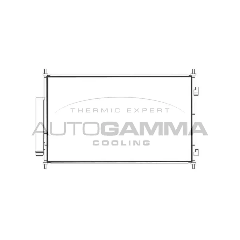 Condenseur, climatisation AUTOGAMMA 107790