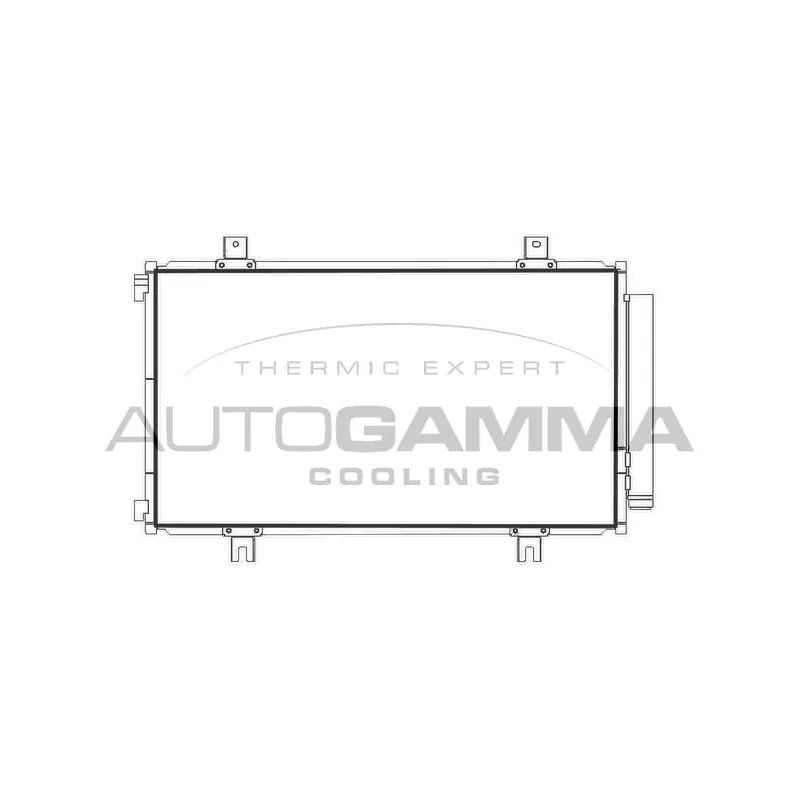 Condenseur, climatisation AUTOGAMMA 107791