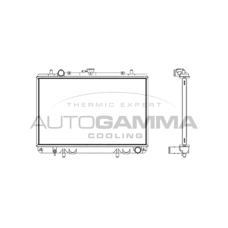 Radiateur, refroidissement du moteur AUTOGAMMA 107794