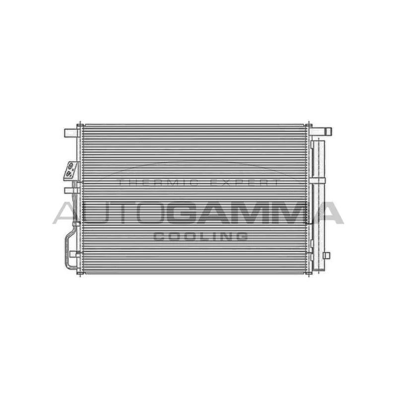 Condenseur, climatisation AUTOGAMMA 107796