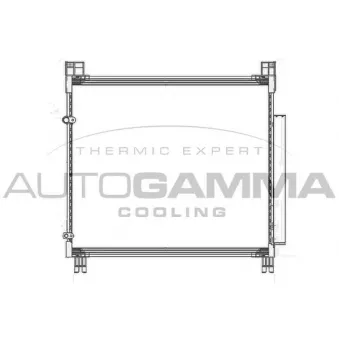 Condenseur, climatisation AUTOGAMMA 107797