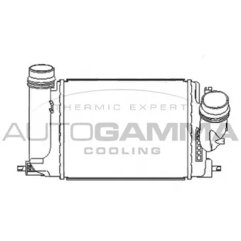 Intercooler, échangeur AUTOGAMMA 107804