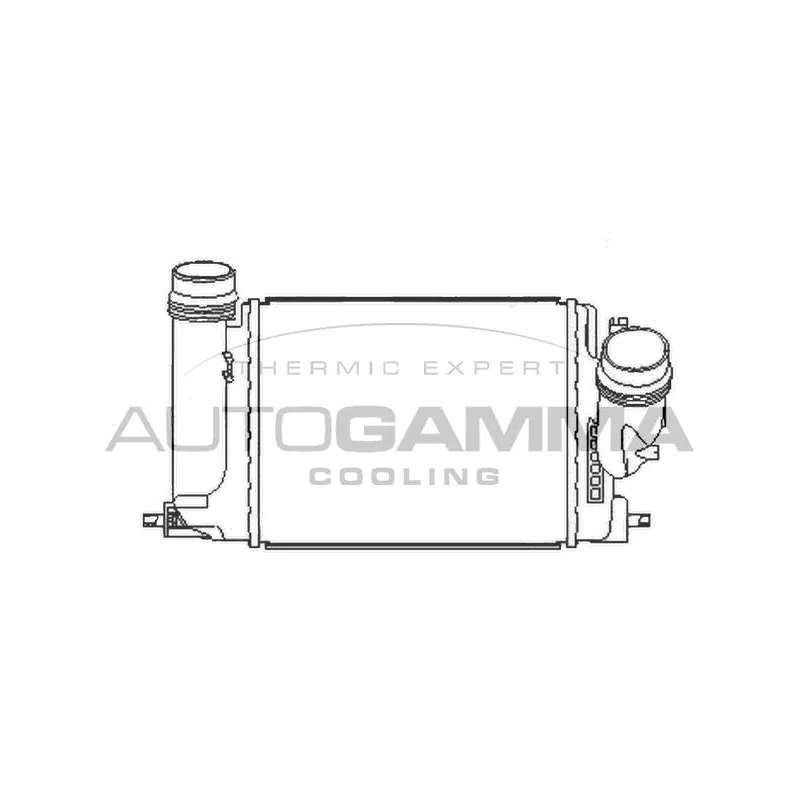 Intercooler, échangeur AUTOGAMMA 107804