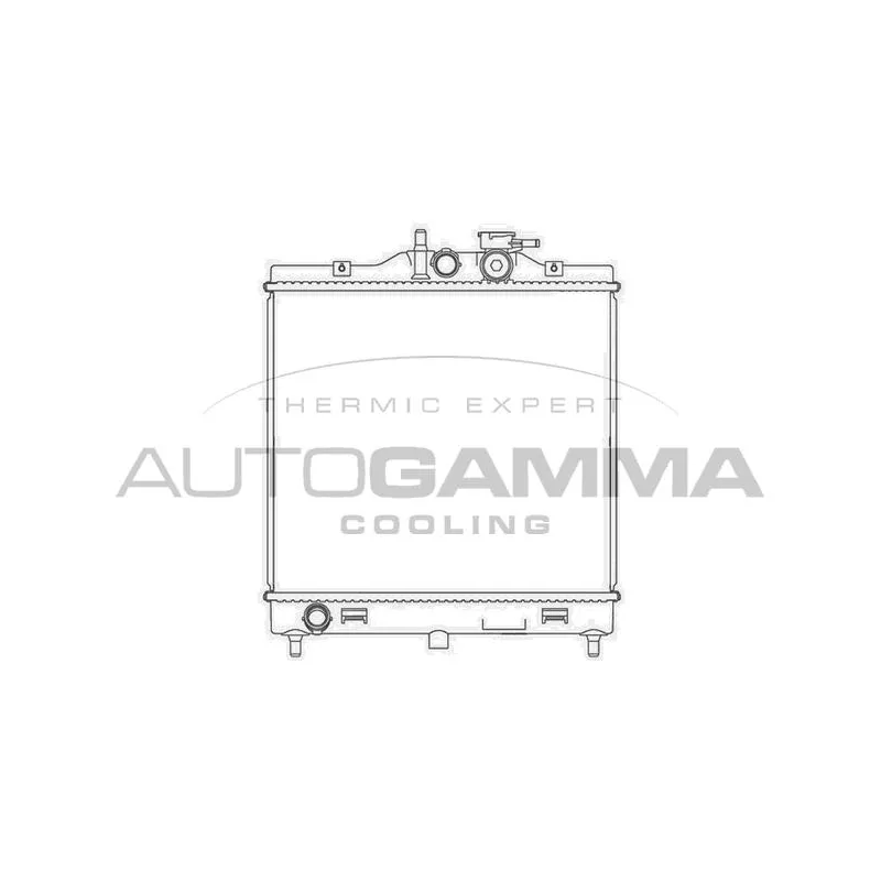Radiateur, refroidissement du moteur AUTOGAMMA 107813