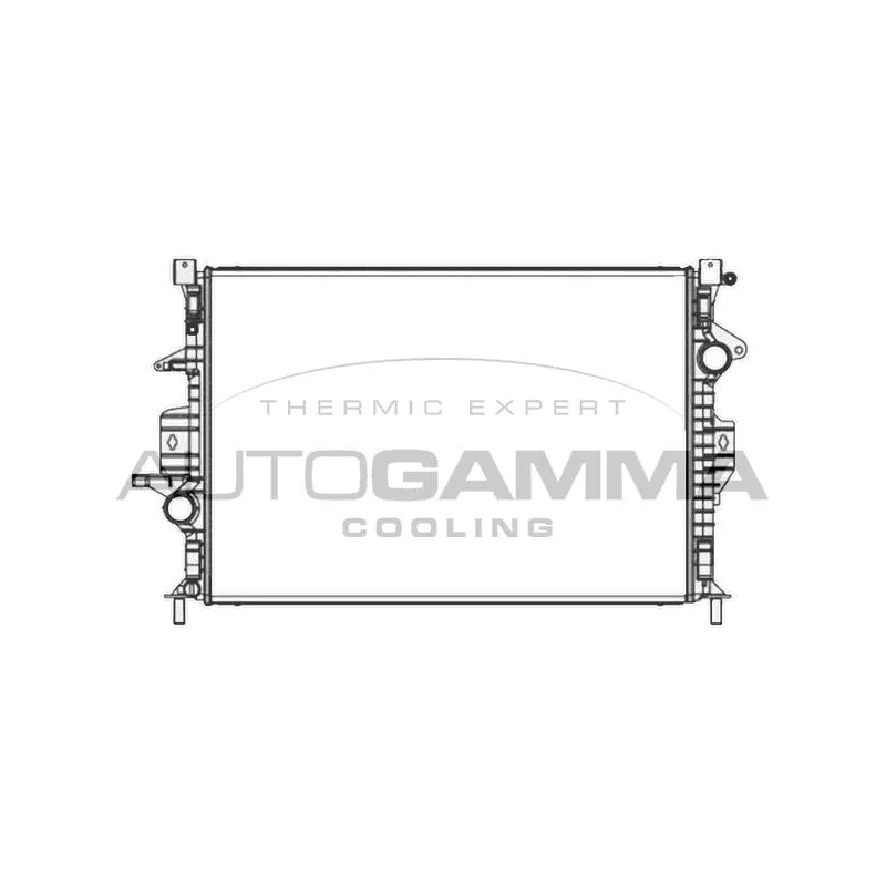 Radiateur, refroidissement du moteur AUTOGAMMA 107820