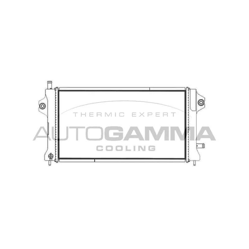 Radiateur, refroidissement du moteur AUTOGAMMA 107846