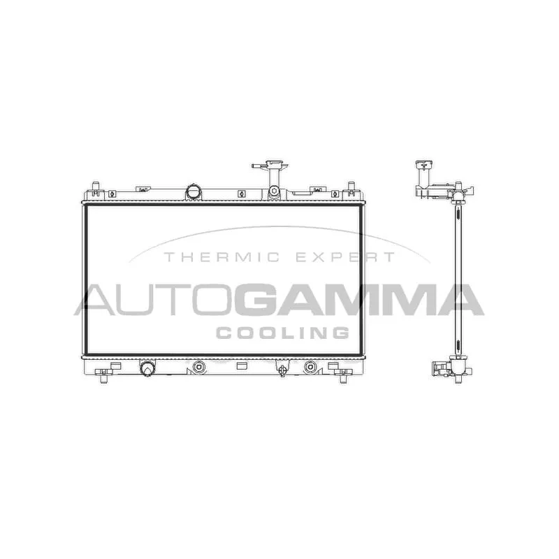 Radiateur, refroidissement du moteur AUTOGAMMA 107847