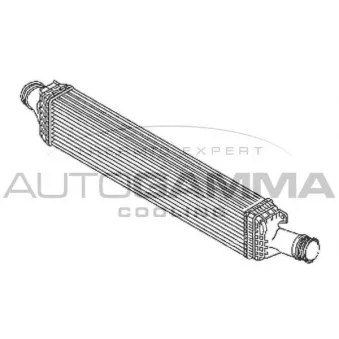 Intercooler, échangeur AUTOGAMMA 107853