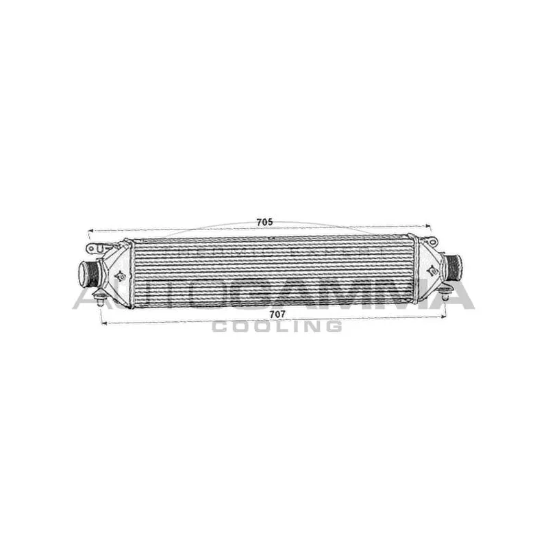 Intercooler, échangeur AUTOGAMMA 107859