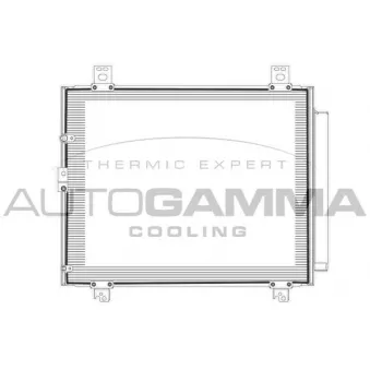 Condenseur, climatisation AUTOGAMMA 107872
