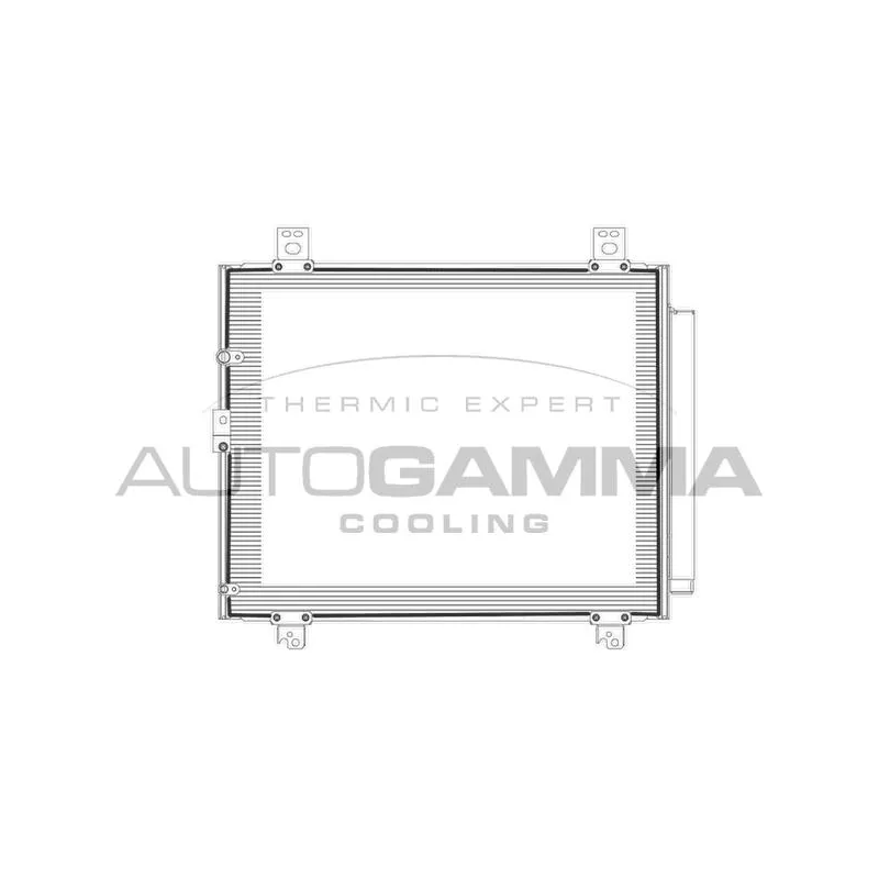 Condenseur, climatisation AUTOGAMMA 107872
