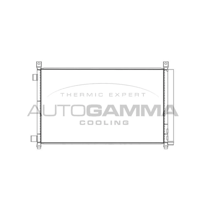 Condenseur, climatisation AUTOGAMMA 107885