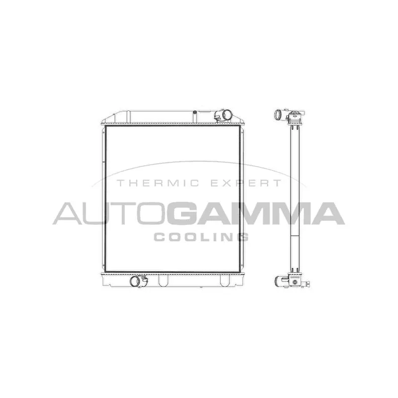 Radiateur, refroidissement du moteur AUTOGAMMA 107889