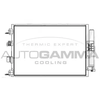Condenseur, climatisation AUTOGAMMA 107892