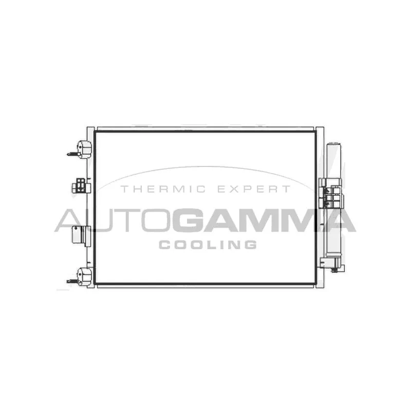 Condenseur, climatisation AUTOGAMMA 107892