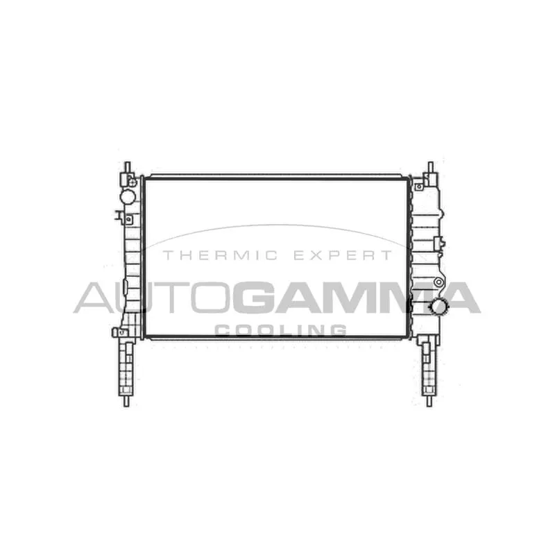 Radiateur, refroidissement du moteur AUTOGAMMA 107895