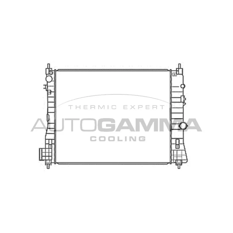 Radiateur, refroidissement du moteur AUTOGAMMA 107896