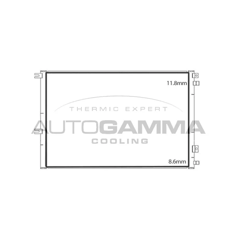 Condenseur, climatisation AUTOGAMMA 107906