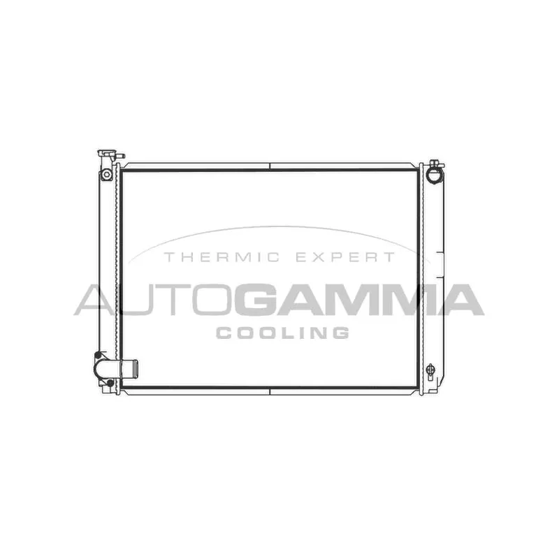 Radiateur, refroidissement du moteur AUTOGAMMA 107909