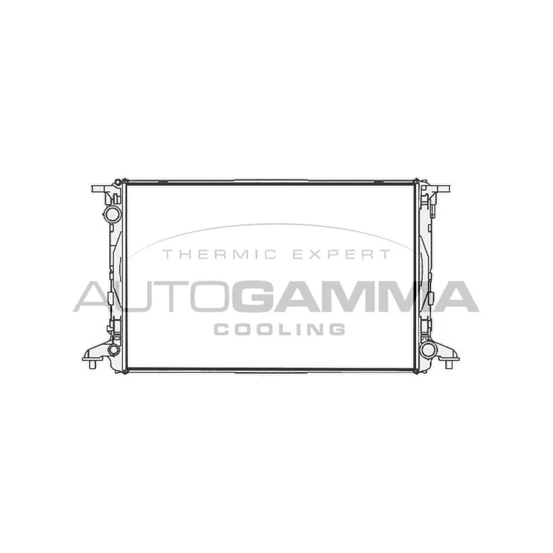Radiateur, refroidissement du moteur AUTOGAMMA 107911