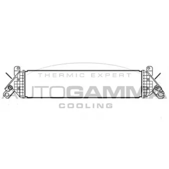 Intercooler, échangeur AUTOGAMMA 107912